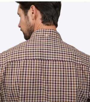 Howick Classic Men's Gingham Long Sleeve Shirt back