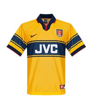 Arsenal Retro Away Football 1998/99 Jersey