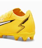 Puma Ultra Match FG/AG Yellow Football Boots back