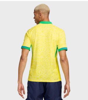 Brazil 2024 Home Retro Soccer Jersey back