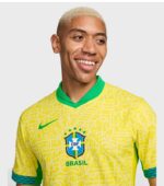 Brazil 2024 Home Retro Soccer Jersey front