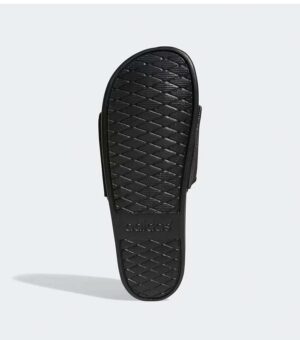 ADIDAS ADILETTE COMFORT BLACK GOLD SLIDES UNDER