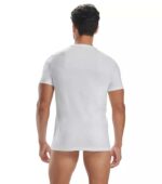 Adidas Active Core Cotton V Neck White T Shirt back