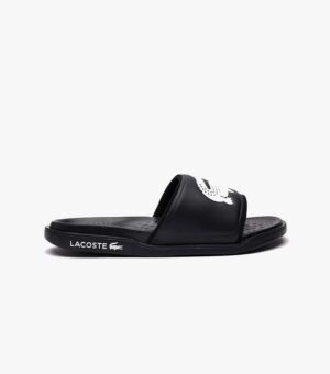 LACOSTE MEN'S SERVE DUAL BLACK SLIDES SLIDE