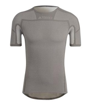 Adidas Drynamo Short Sleeve Gray Men T-Shirt