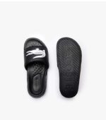 LACOSTE MEN'S SERVE DUAL BLACK SLIDES UNDER