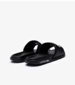 LACOSTE MEN'S SERVE DUAL BLACK SLIDES BACK