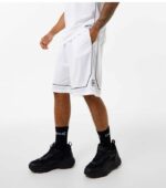 Everlast Basketball White Shorts side
