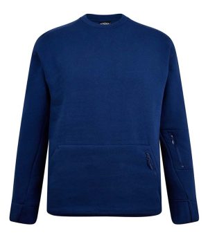 Umbro Fleece Men Navy Blue Sweatshirt