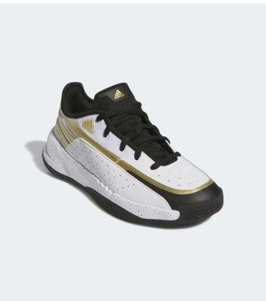 ADIDAS FRONT COURT WHITE AND GOLD SHOE