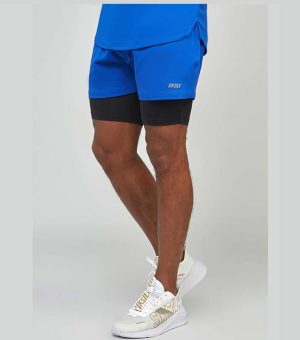 SikSilk Dual Blue Men Shorts