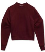 LABEL Go-to Crew Burgundy Sweatshirt