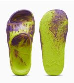 Puma MB.03 Basketball Men Yellow Purple Slides under