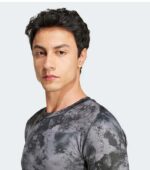 Adidas TECHFIT Training Allover Print Black Tee up