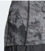 Adidas TECHFIT Training Allover Print Black Tee down