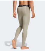 Adidas TECHFIT Compression Training Long Brown Tights back
