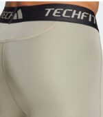 Adidas TECHFIT Compression Training Long Brown Tights up