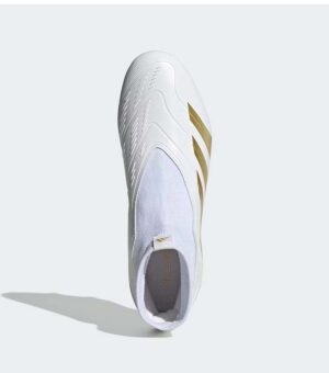 Adidas Predator League White Laceless Firm Ground Soccer Boot