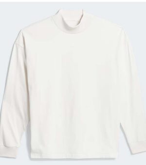 Adidas Basketball Long Sleeve White T-Shirt