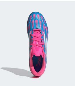 Adidas F50 League Turf Blue Pink Boot front