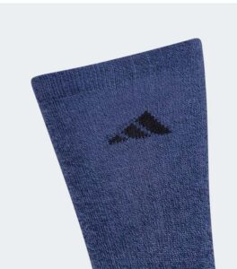 Adidas Athletic Cushioned Crew Grey Blue Socks up