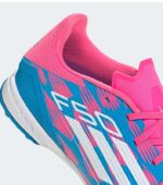 Adidas F50 League Turf Blue Pink Boot other side