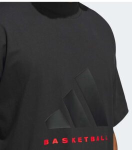 Adidas Basketball Black Men T-Shirt up