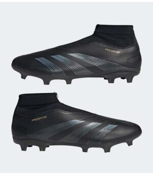Adidas Predator League Laceless Firm Ground Black Boot
