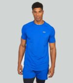 SikSilk Training Compression Tight Men Blue T-shirt