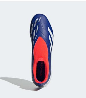 Adidas Predator League Laceless Turf Blue Orange Boot front