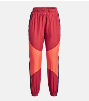 Under Armour UA Rush Woven Red Orange Joggers