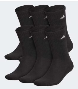 Adidas Athletic Cushioned Aeroready Black Socks