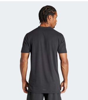 Adidas Designed for Training Workout Black T-Shirt back