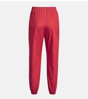 Under Armour UA Rush Woven Red Orange Joggers back