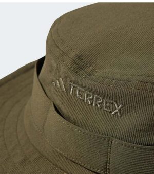 Adidas Terrex Olive Brown Corduroy Bucket Hat up