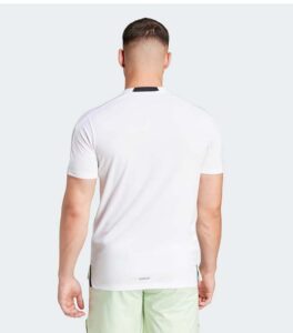 Adidas Designed for Training Workout White T-Shirt back