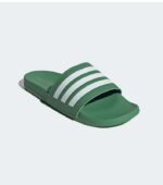 Adidas Adilette Comfort Green Slides front
