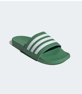 Adidas Adilette Comfort Green Slides front