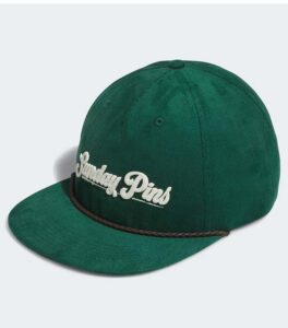 Adidas Leather Cord Corduroy Green Cap