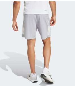 Adidas Train Essentials Camo Grey Training Short back