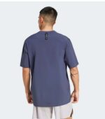Adidas Pump Cover Workout Crewneck Purple Men T-Shirt back