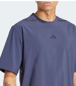 Adidas Pump Cover Workout Crewneck Purple Men T-Shirt front
