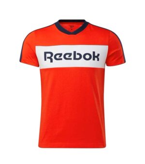 Reebok Essentials Linear Logo Graphic Red T-Shirt