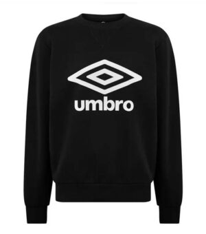 Umbro Logo Crew Black Sweatershirt