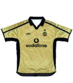 Manchester United 2001/2002 100th Anniversary Reversible Jersey brown