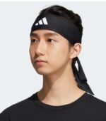 Adidas Alphaskin Tie Black Headband front