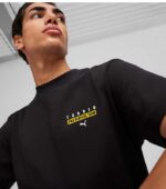 Puma Graphics Torneo Black T-Shirt front