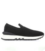 Anne Klein Leonie Slip-On Flyknit Black Sneaker side