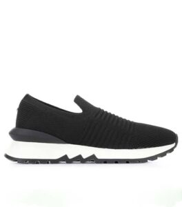 Anne Klein Leonie Slip-On Flyknit Black Sneaker side