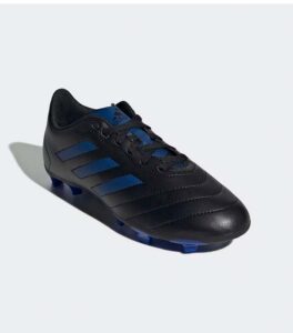 Adidas Goletto VIII Firm Ground Cleats Blue Black Kids Boot front